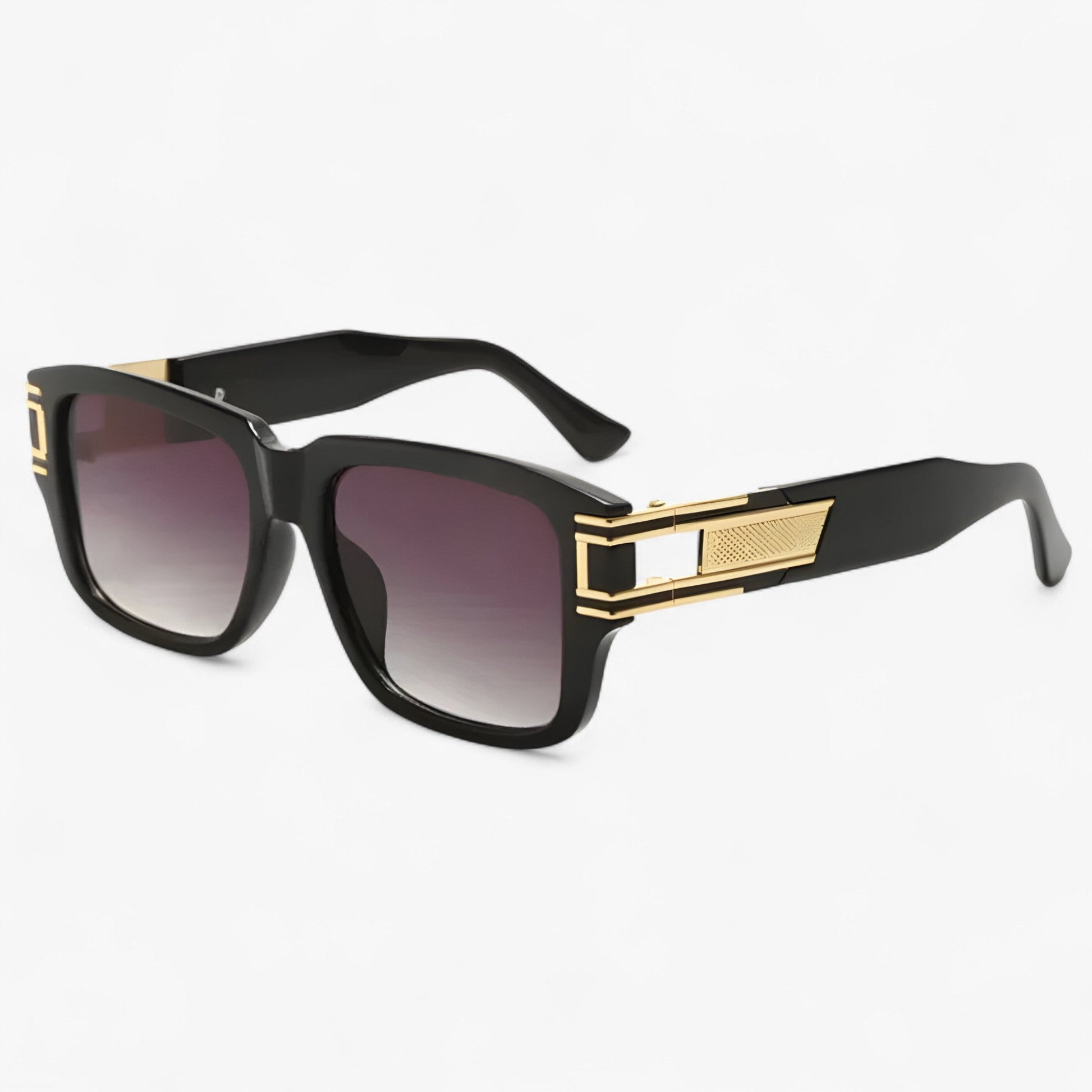 Elvoir™ - Vintage Vierkante Zonnebril met Druppel Detail