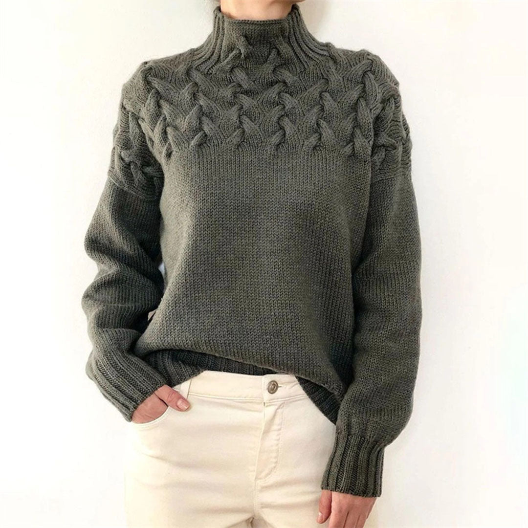 Annelies™ - Dzianinowy golf dla kobiet
