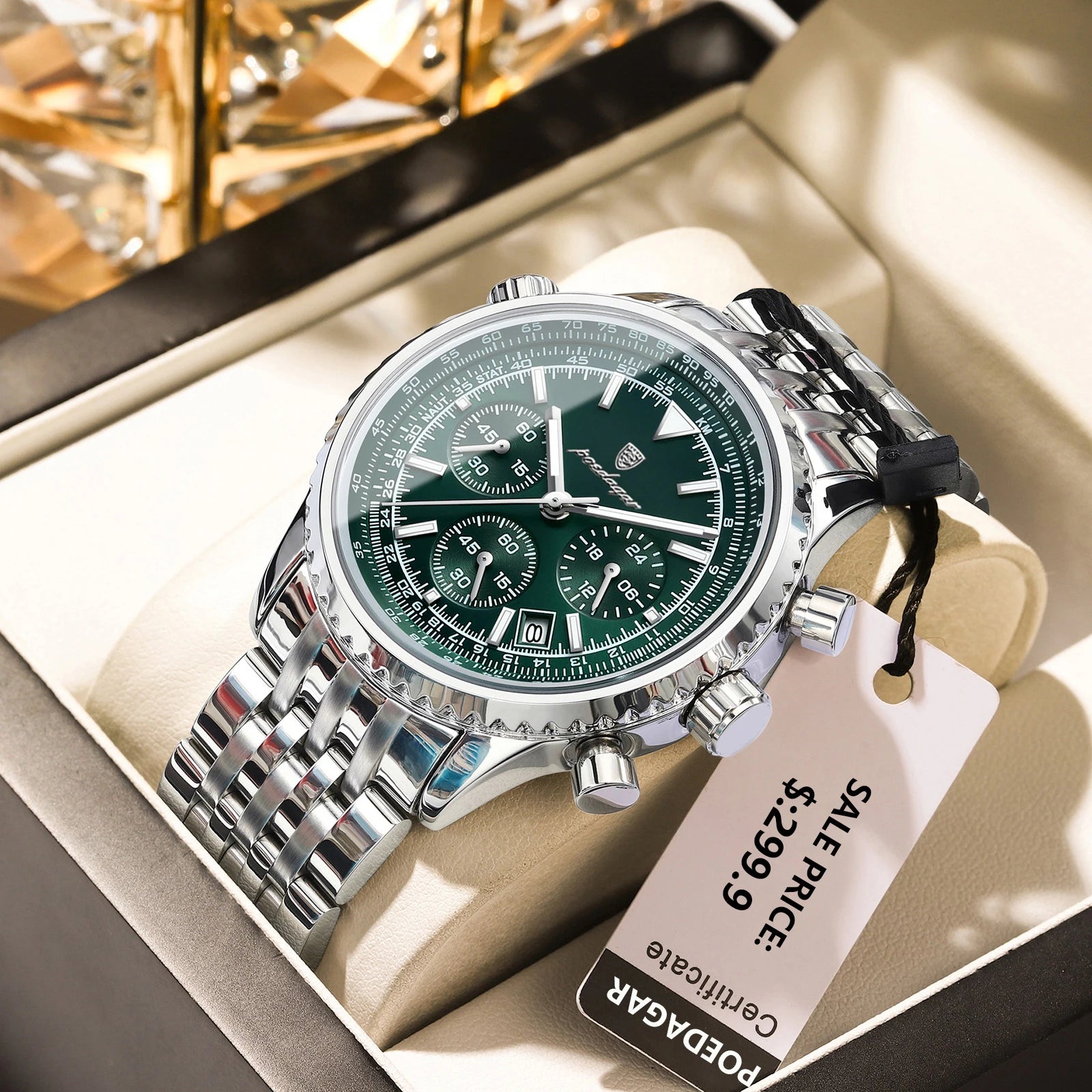 Poedagar™ - Luxe chronograaf