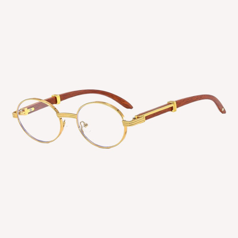 Ragnar™ – Złote metalowe okulary przeciwsłoneczne