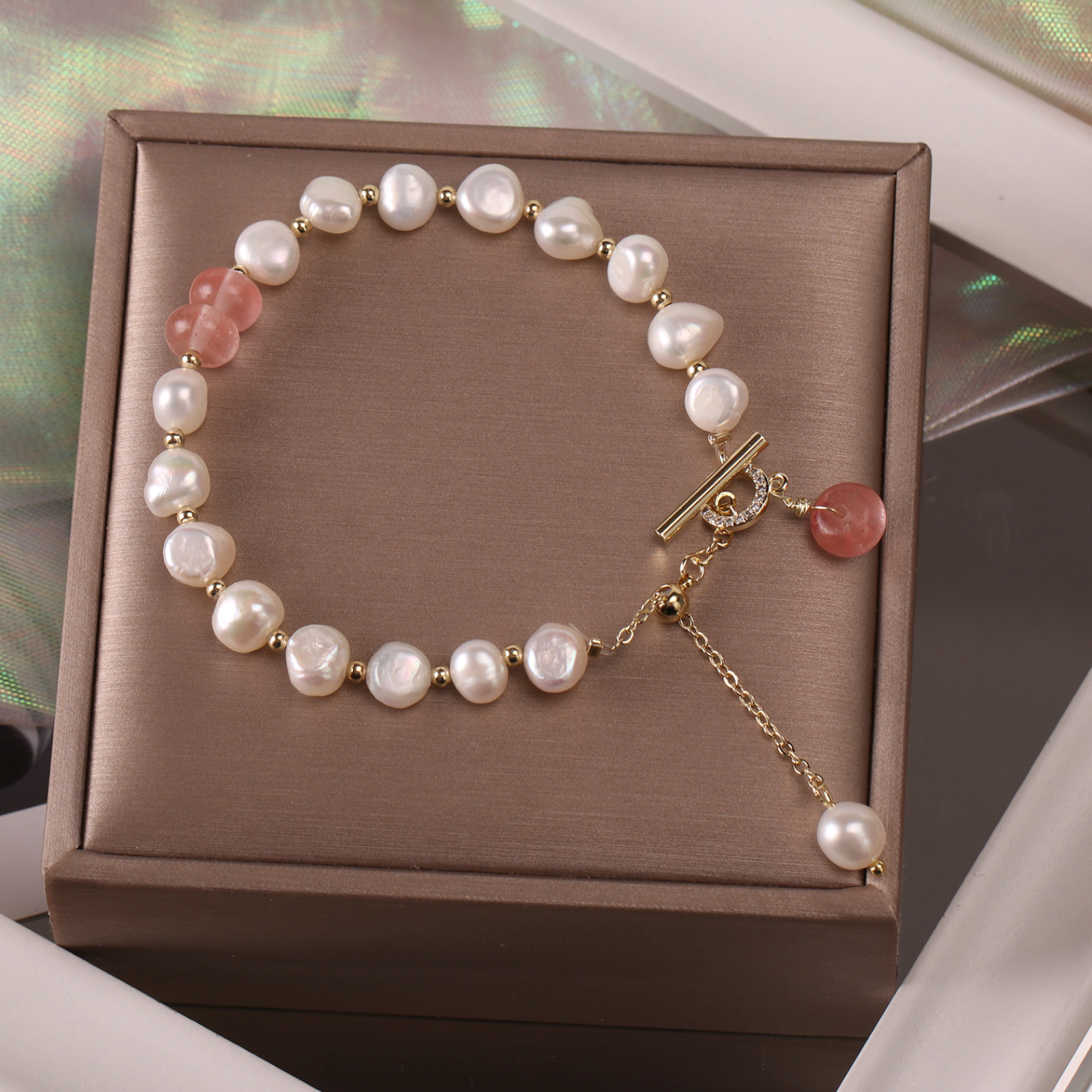 Sofia™ - Elegante Zoetwaterparels Armband