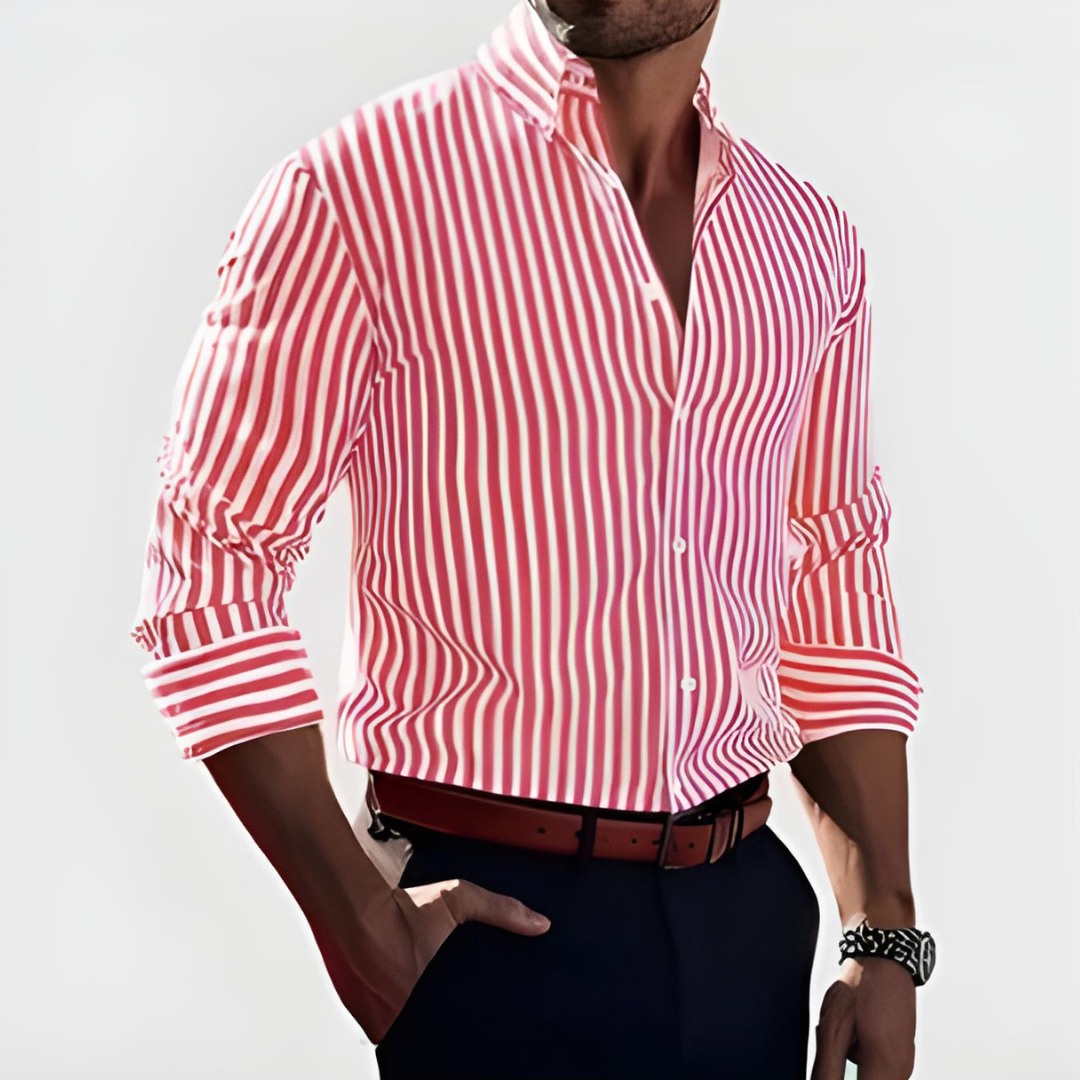 Michael™ - Gestreepte Confidence Overhemd