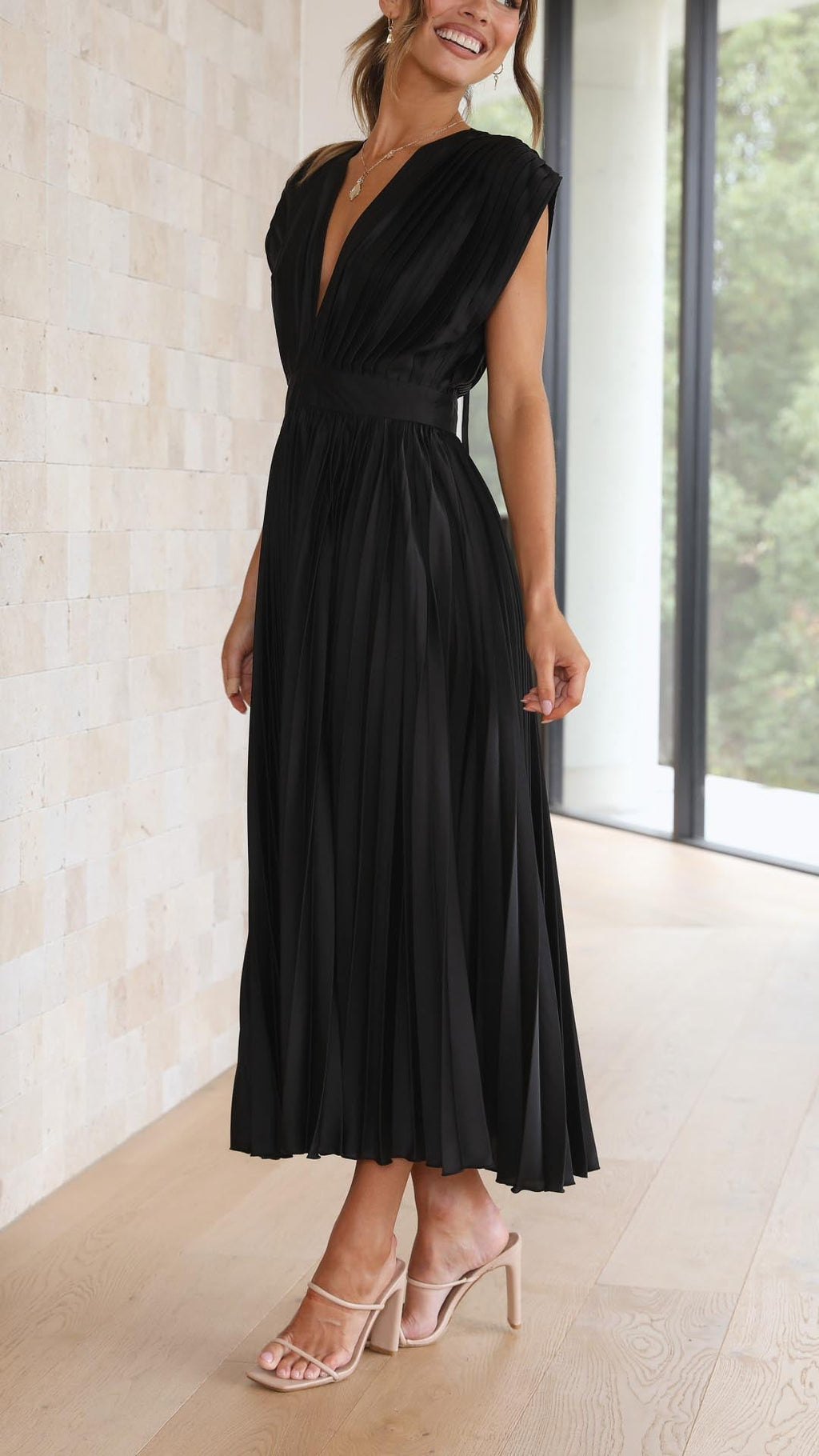 Elvira™ - Elegant Geplooide Jurk