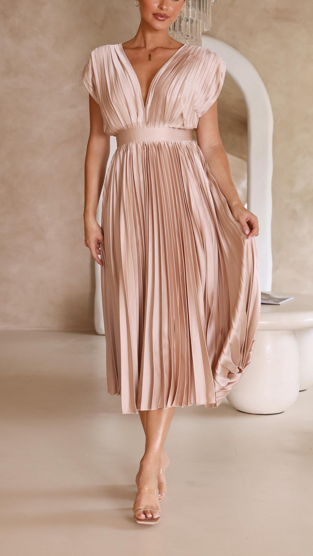 Elvira™ - Elegant Geplooide Jurk