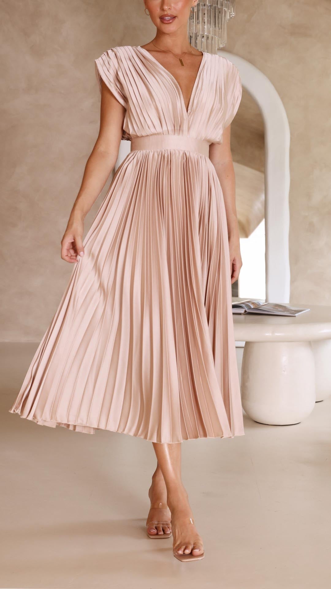 Elvira™ - Elegant Geplooide Jurk