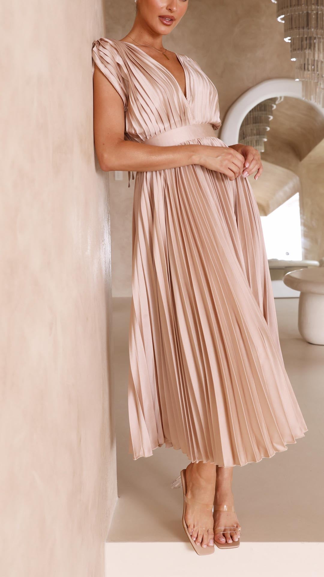 Elvira™ - Elegant Geplooide Jurk