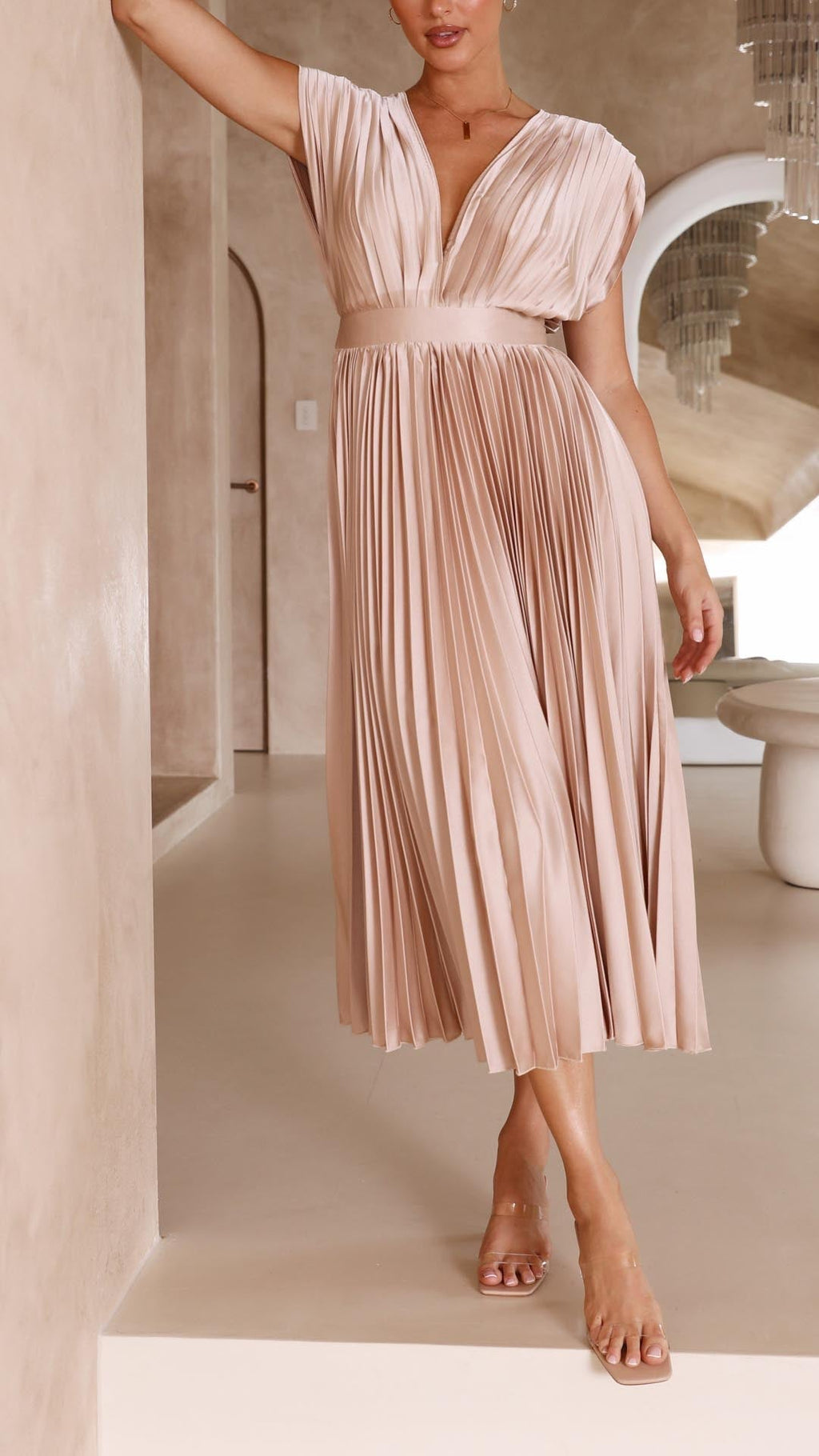 Elvira™ - Elegant Geplooide Jurk