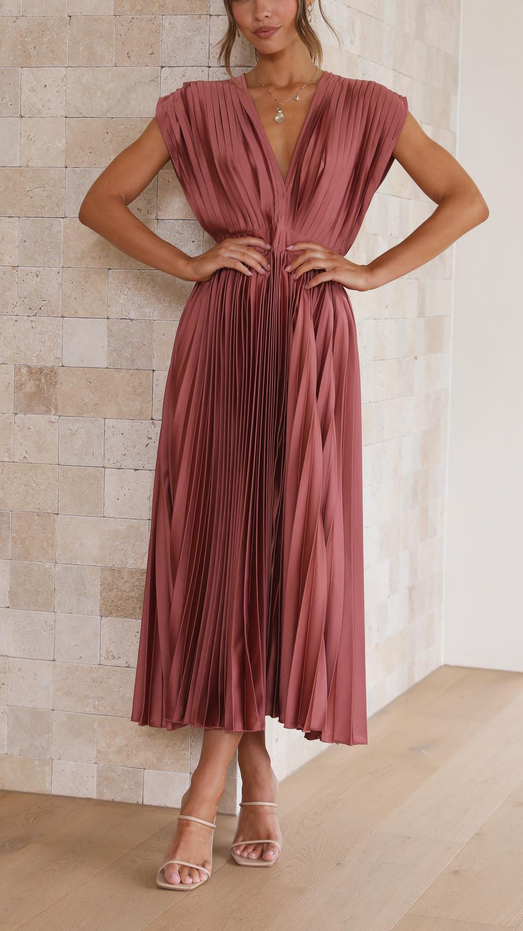 Elvira™ - Elegant Geplooide Jurk