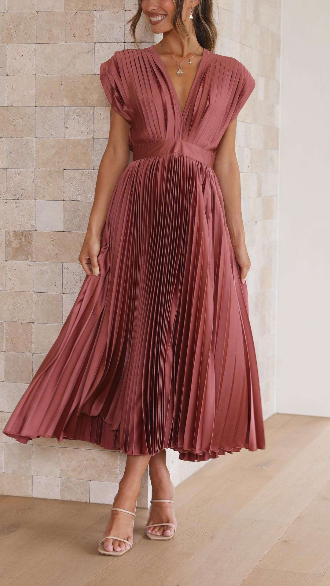 Elvira™ - Elegant Geplooide Jurk