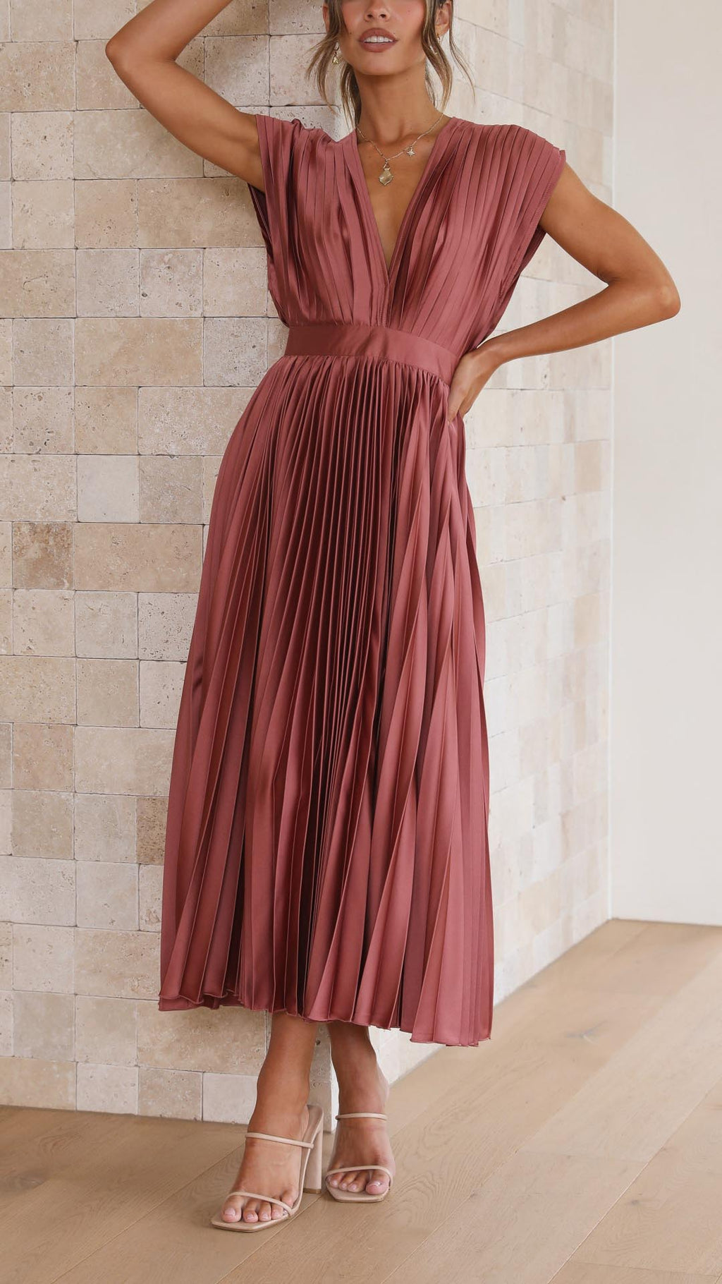 Elvira™ - Elegant Geplooide Jurk