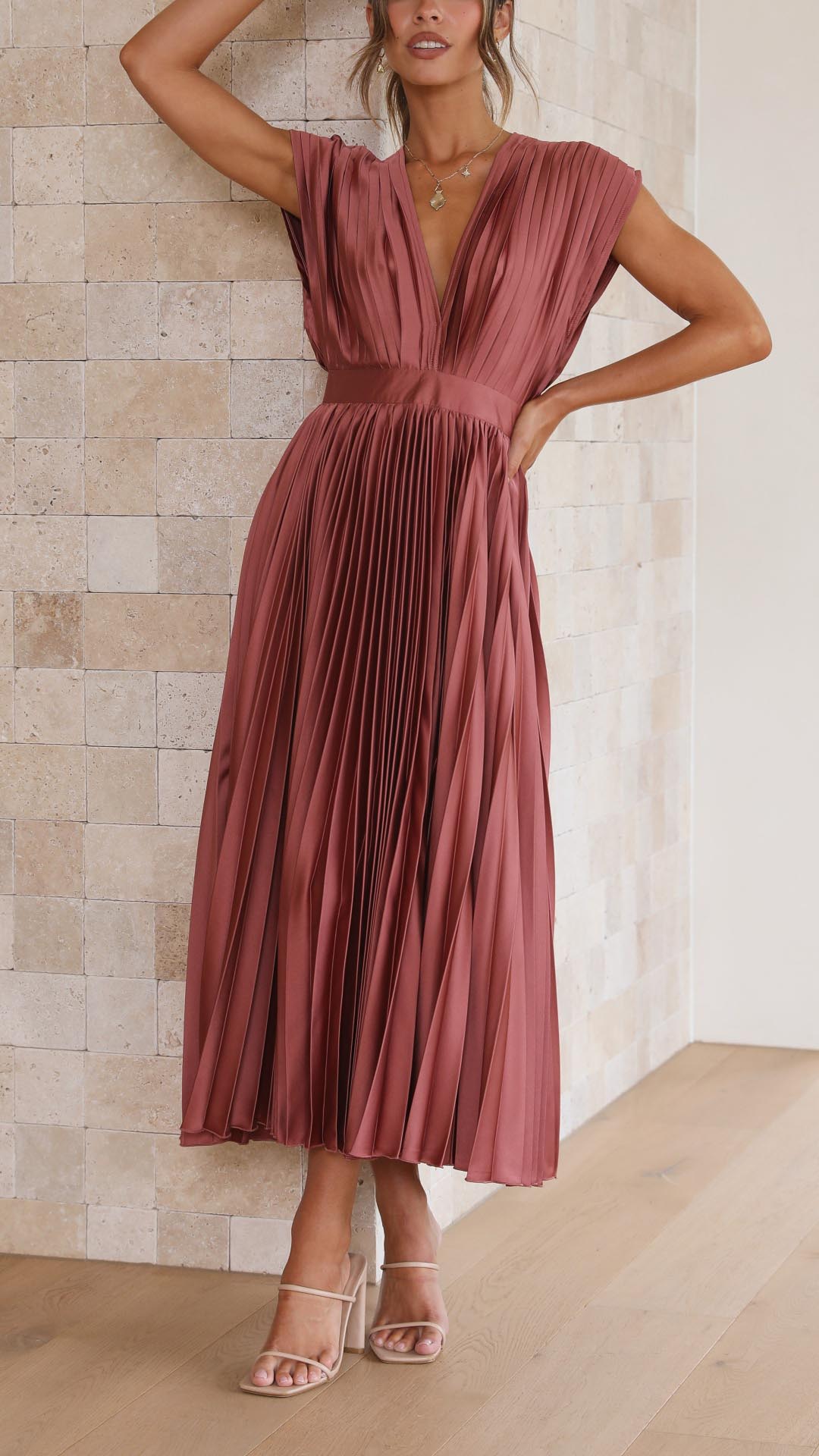 Elvira™ - Elegant Geplooide Jurk
