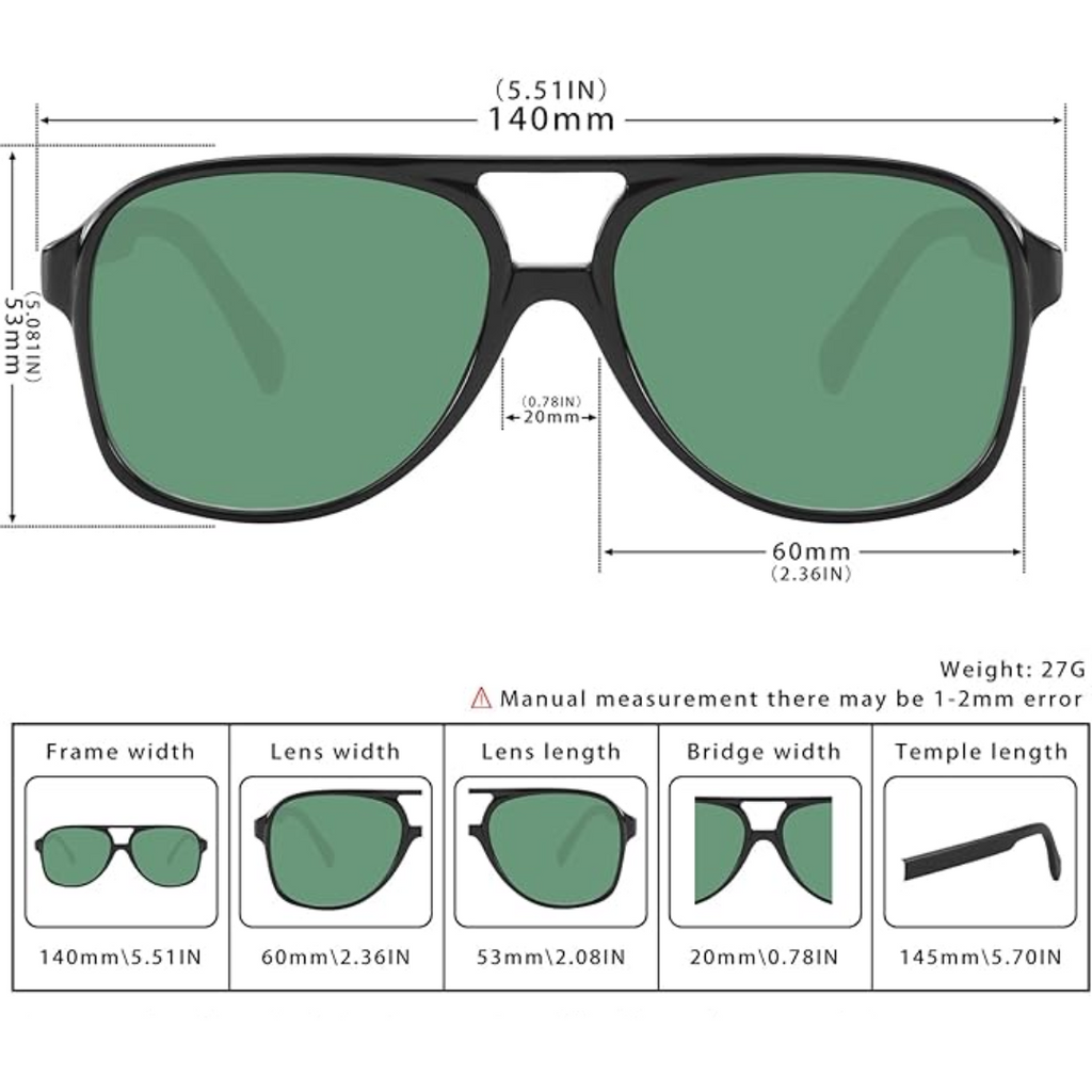 Indy™ - Retro Aviator Zonnebril