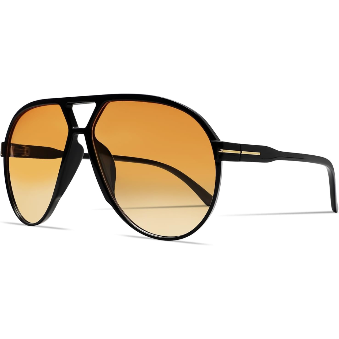 Amara™ - Retro Oversized Aviator Zonnebril