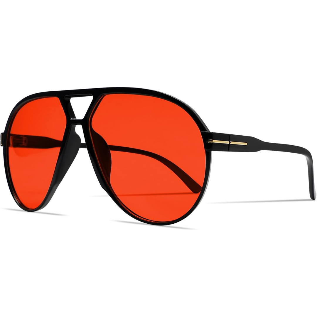 Amara™ - Retro Oversized Aviator Zonnebril