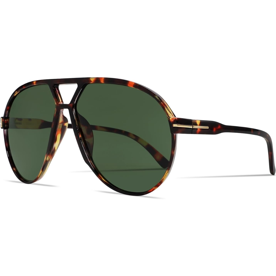 Amara™ - Retro Oversized Aviator Zonnebril