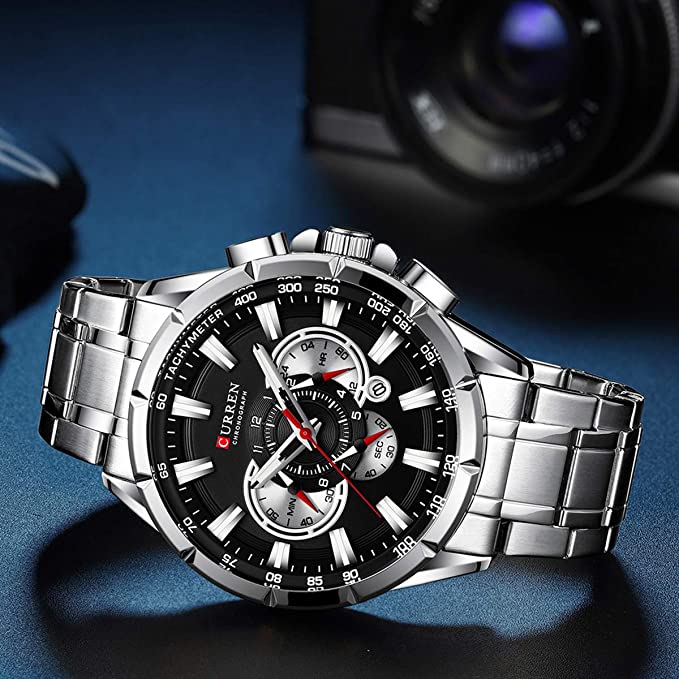 Curren™ - Luxe Quartz Horloge met Stopwatch