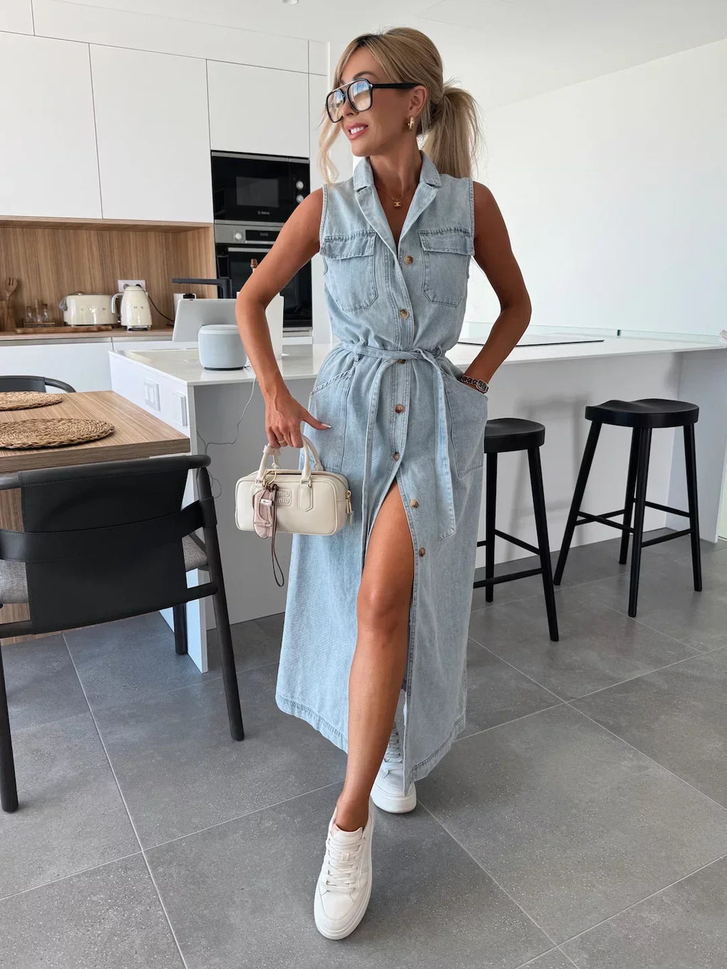 Lois™ - Maxi Denim Jurk