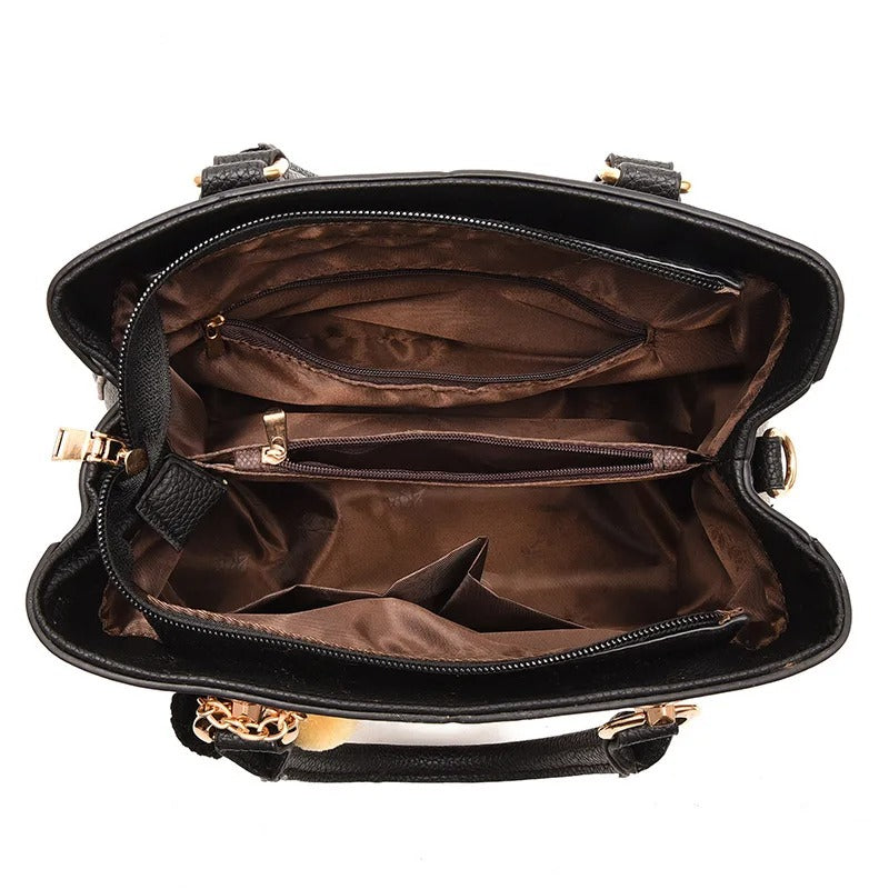 Rosoan™ - Vintage leren tas