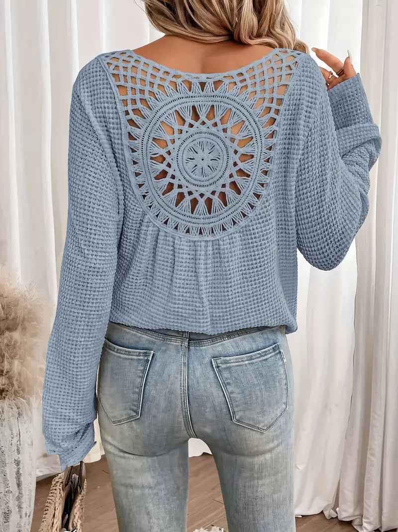Belen™ - Elegante blouse in Ibiza-stijl met V-halslijn