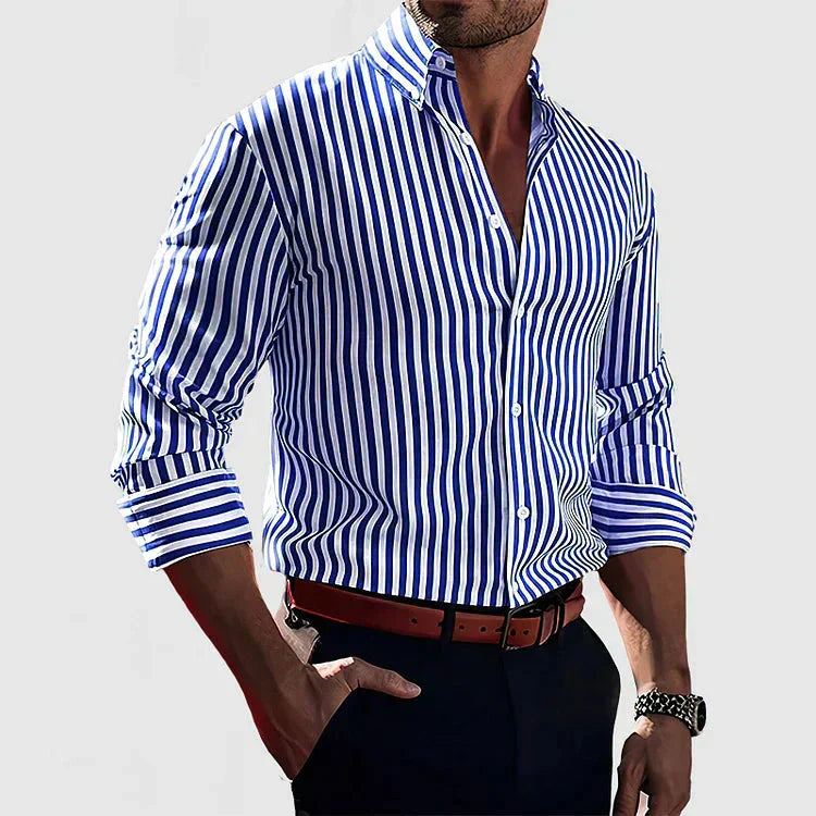 Michael™ - Gestreepte Confidence Overhemd