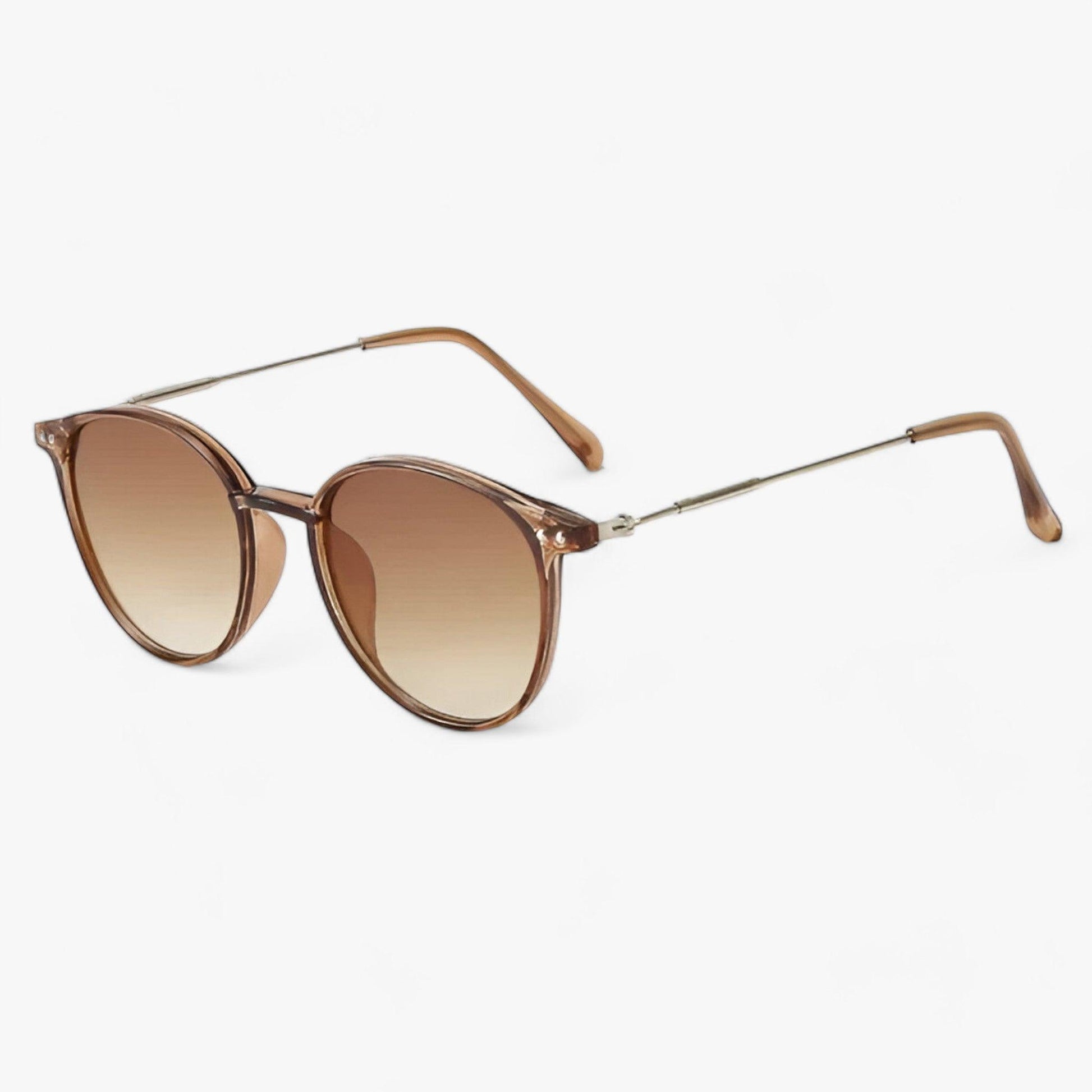 Liora™ - Luxe Dames Zonnebril met Rond Frame
