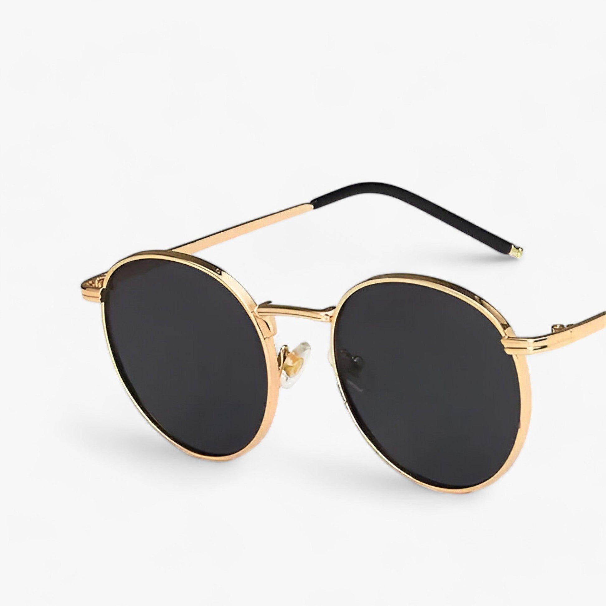 Nova™ – Uniseksowe designerskie okulary przeciwsłoneczne z okrągłymi soczewkami