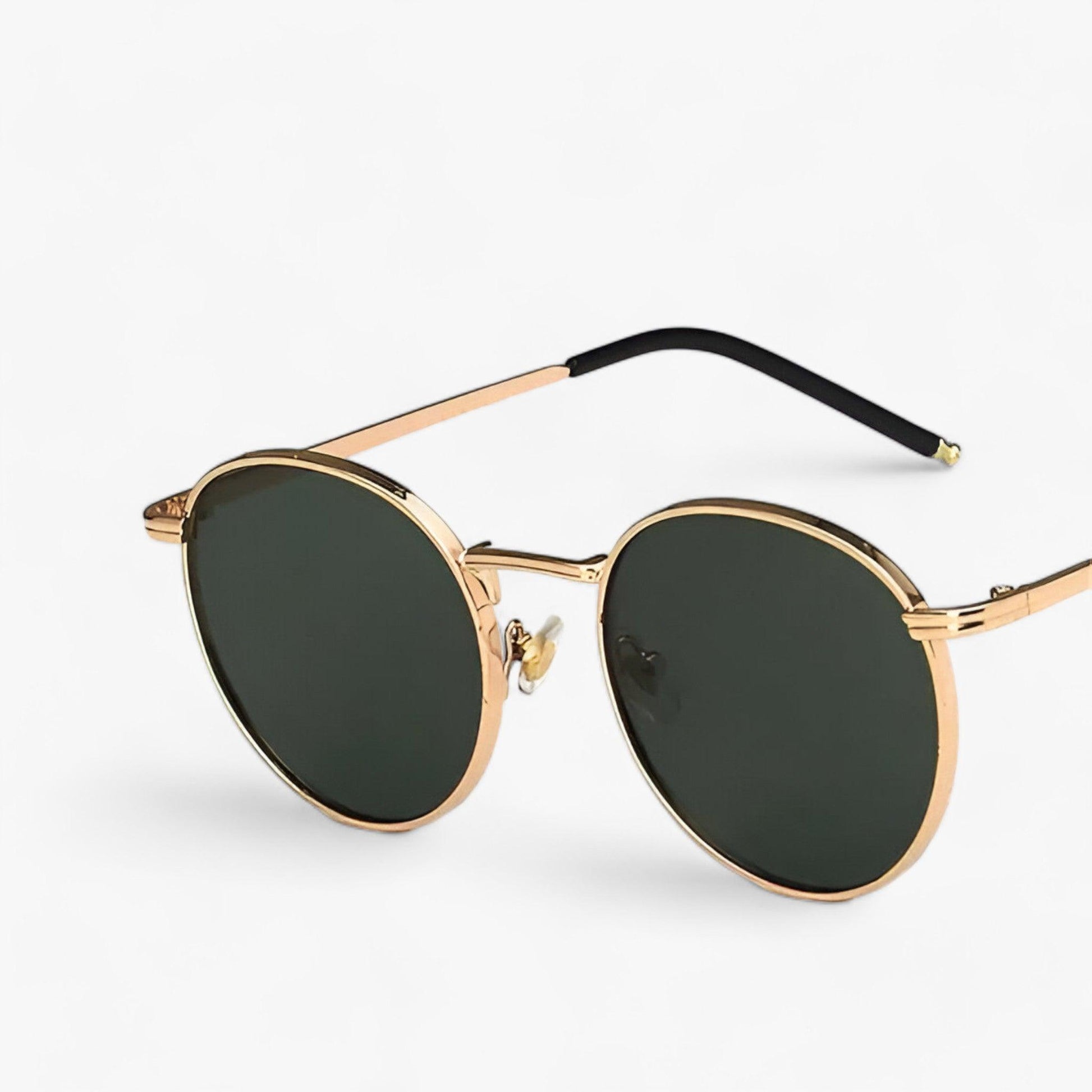 Nova™ – Uniseksowe designerskie okulary przeciwsłoneczne z okrągłymi soczewkami