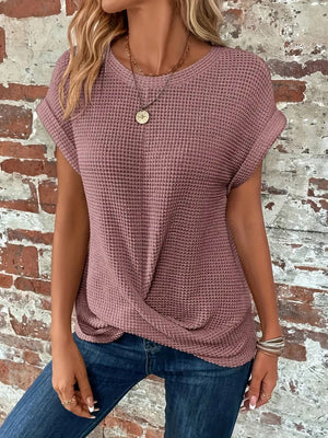 Clarissa™ - Elegante zomertop met ronde hals