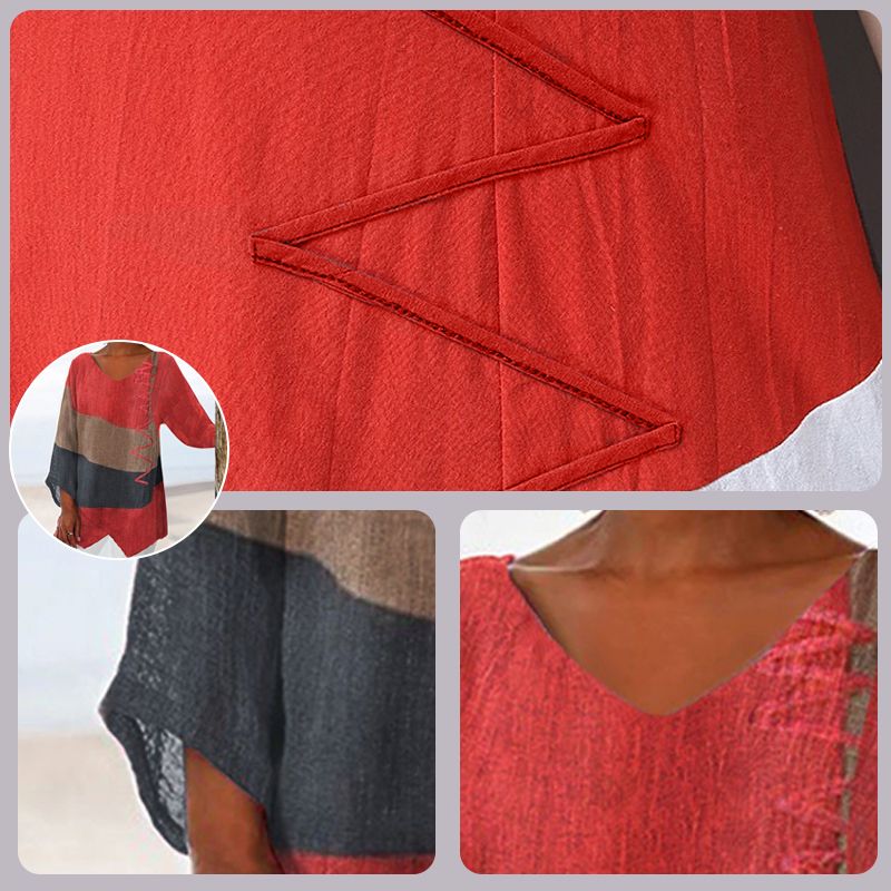 Elayne™ - Kolorowy top damski z nadrukiem