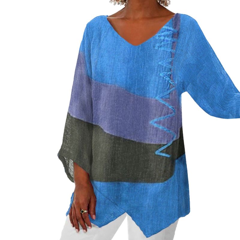 Elayne™ - Top met kleurrijke print voor vrouwen