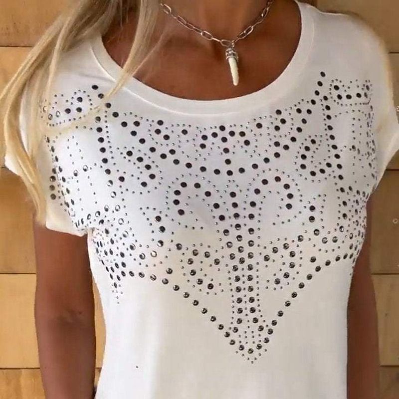 Céleste™ - Dames-T-shirt met korte mouwen