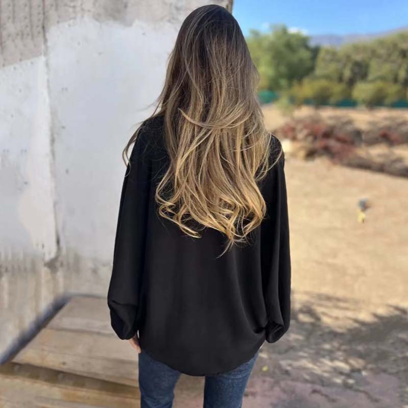Aenor™ – Elegancka i uniwersalna bluzka z rękawami typu „balon”
