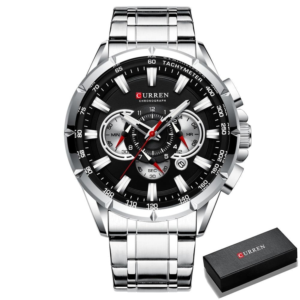 Curren™ - Luxe Quartz Horloge met Stopwatch